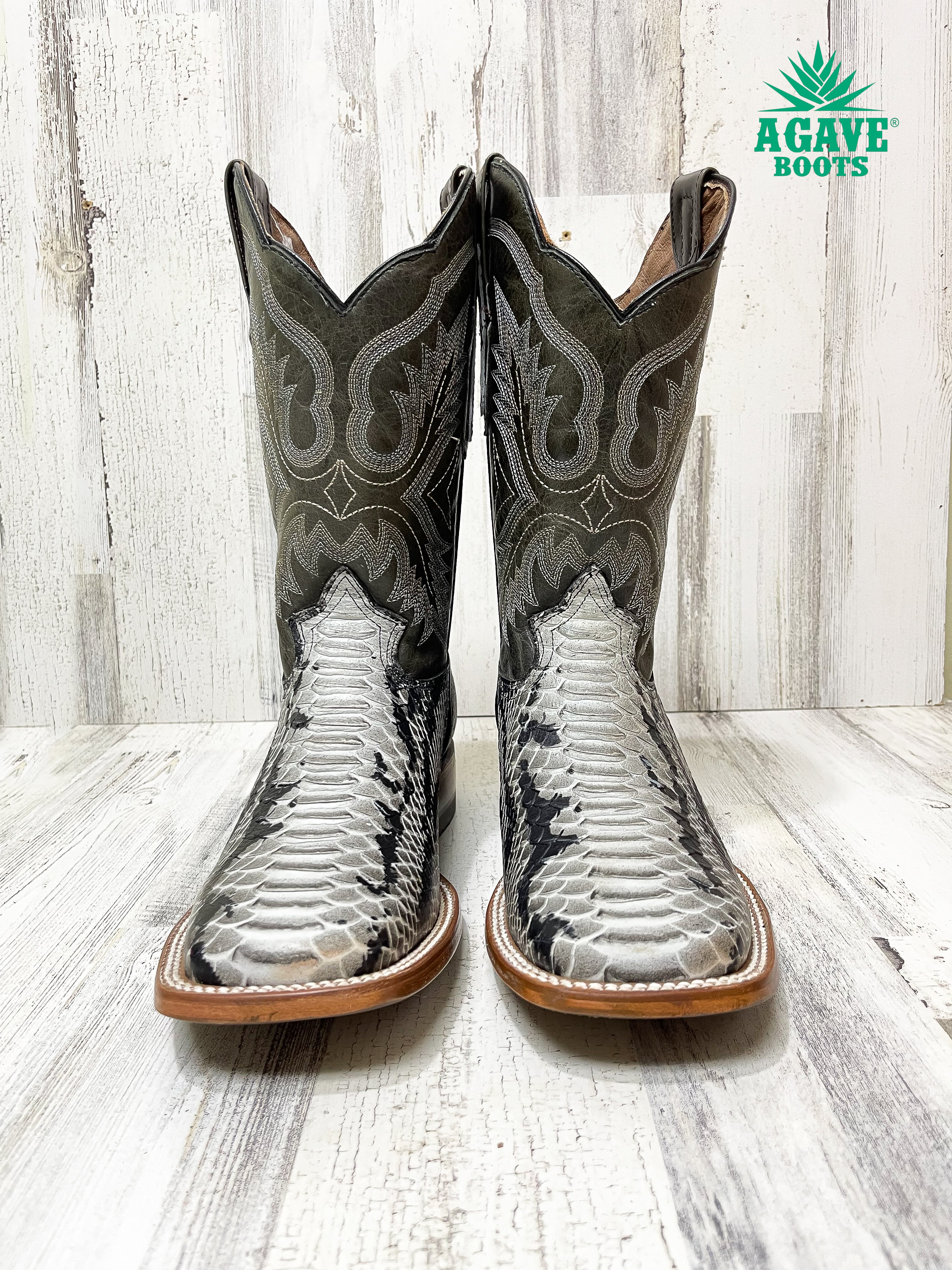 Python skin cowboy on sale boots