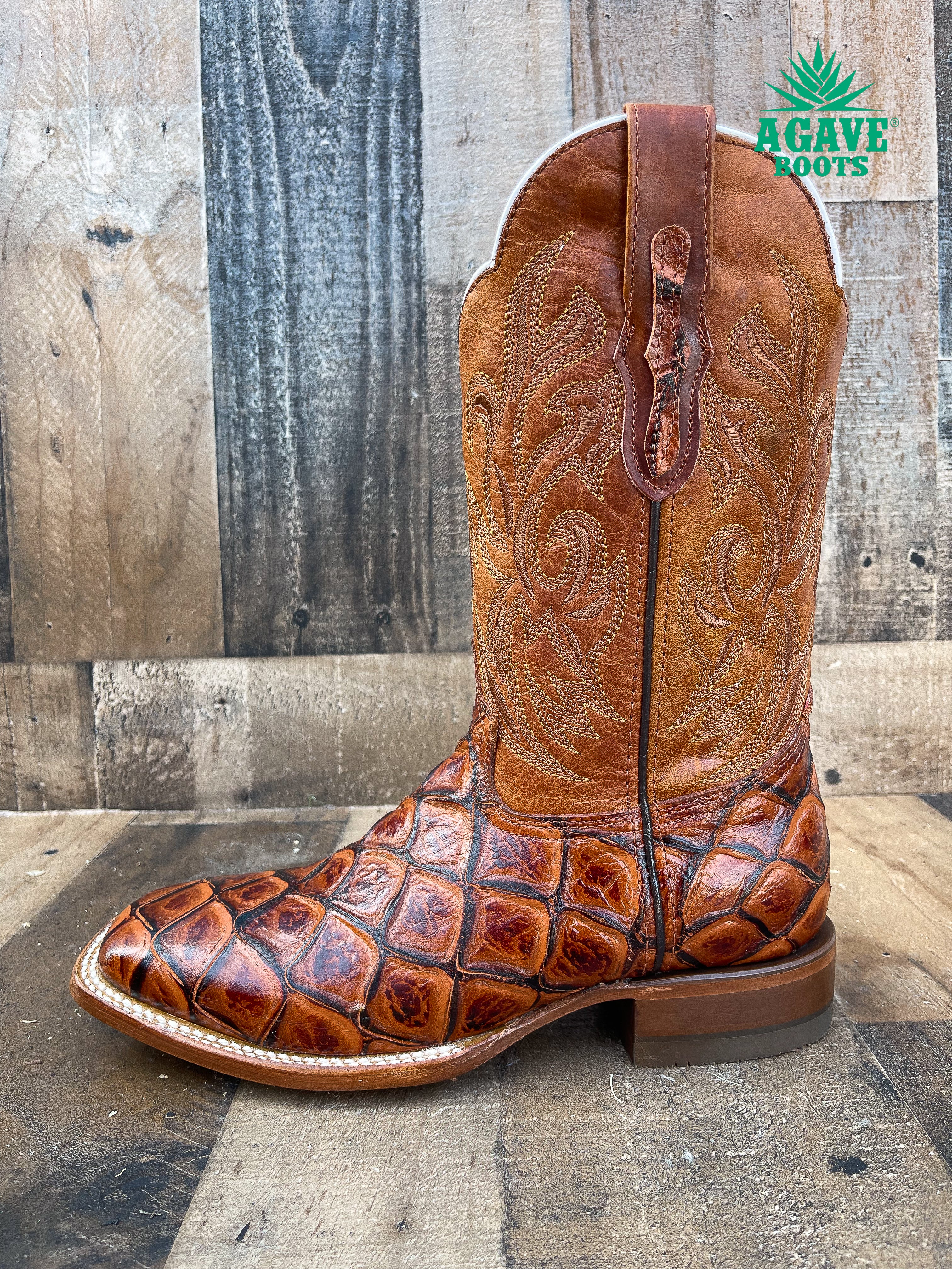 Cognac cowboy cheap boots