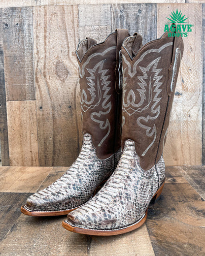 Cowboy Boot Jaylin Python Brown
