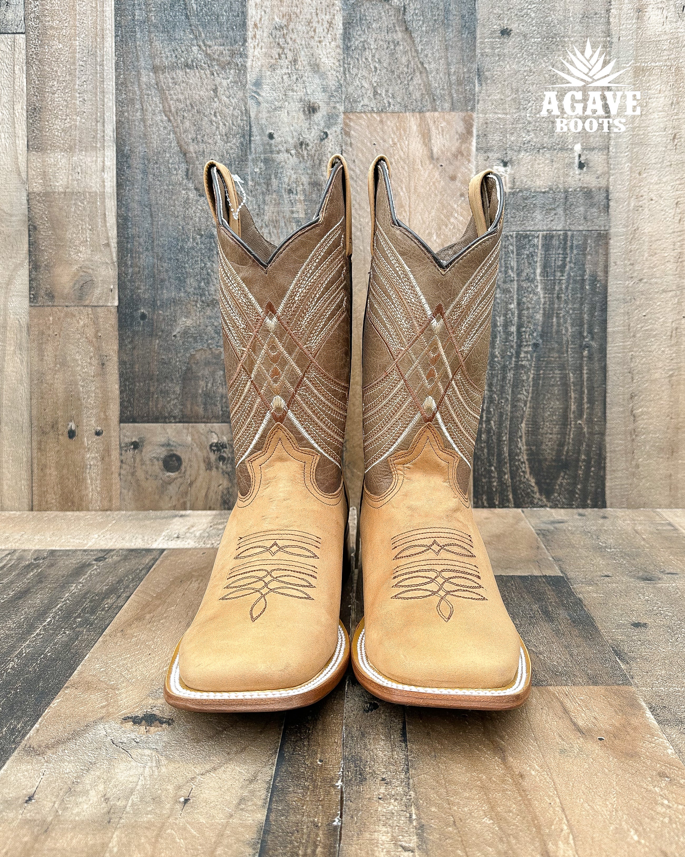 Light brown cowboy clearance boots