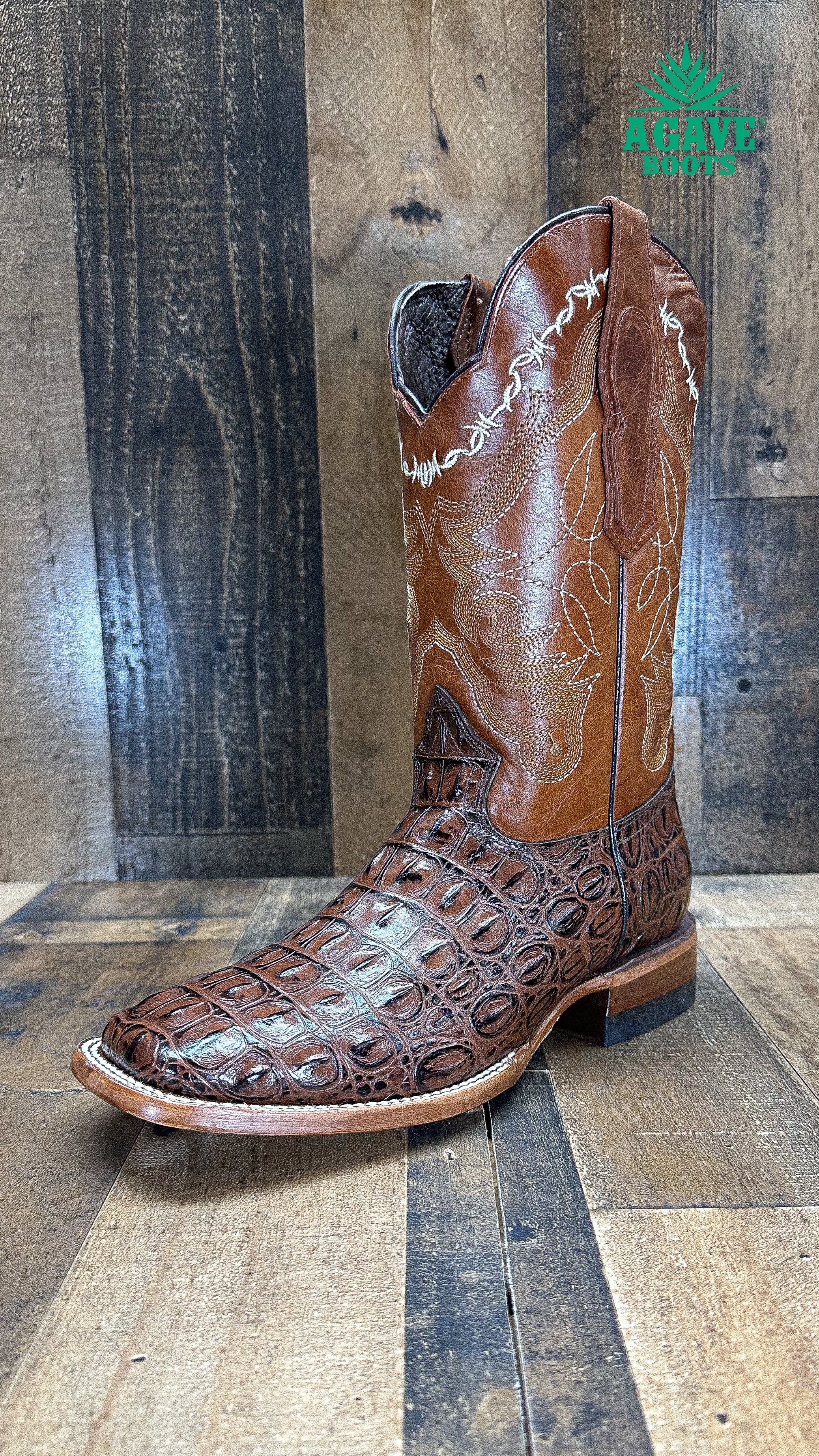 Mens exotic square toe clearance cowboy boots