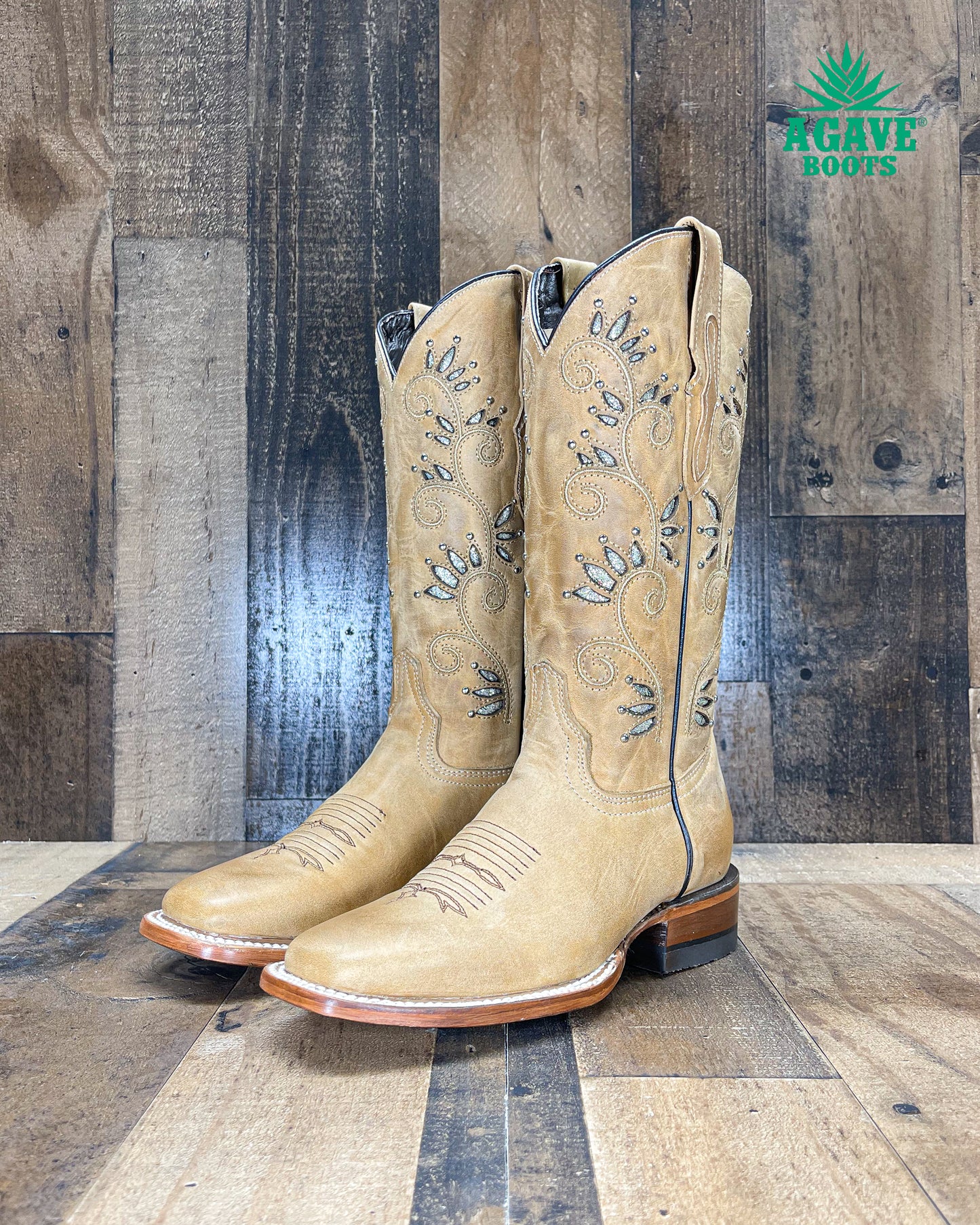 "WENDY"  | WOMEN SQUARE TOE BOOTS